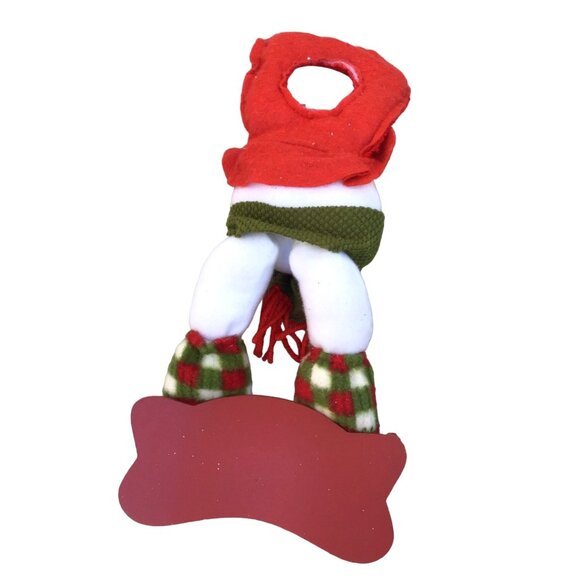 CHRISTMAS 14" SNOWMAN DOOR SIGN DECORATION - Picture 5 of 5